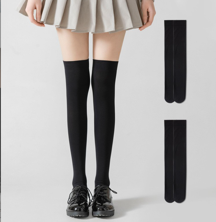 Ladys Classic Uniform Style Over-Knee School Socks